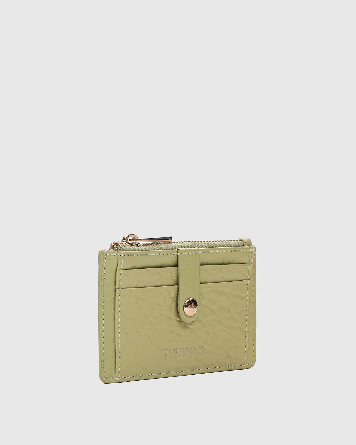 Núnoo Pixie Buckle New Zealand Light Green w. Gold Wallet Light green