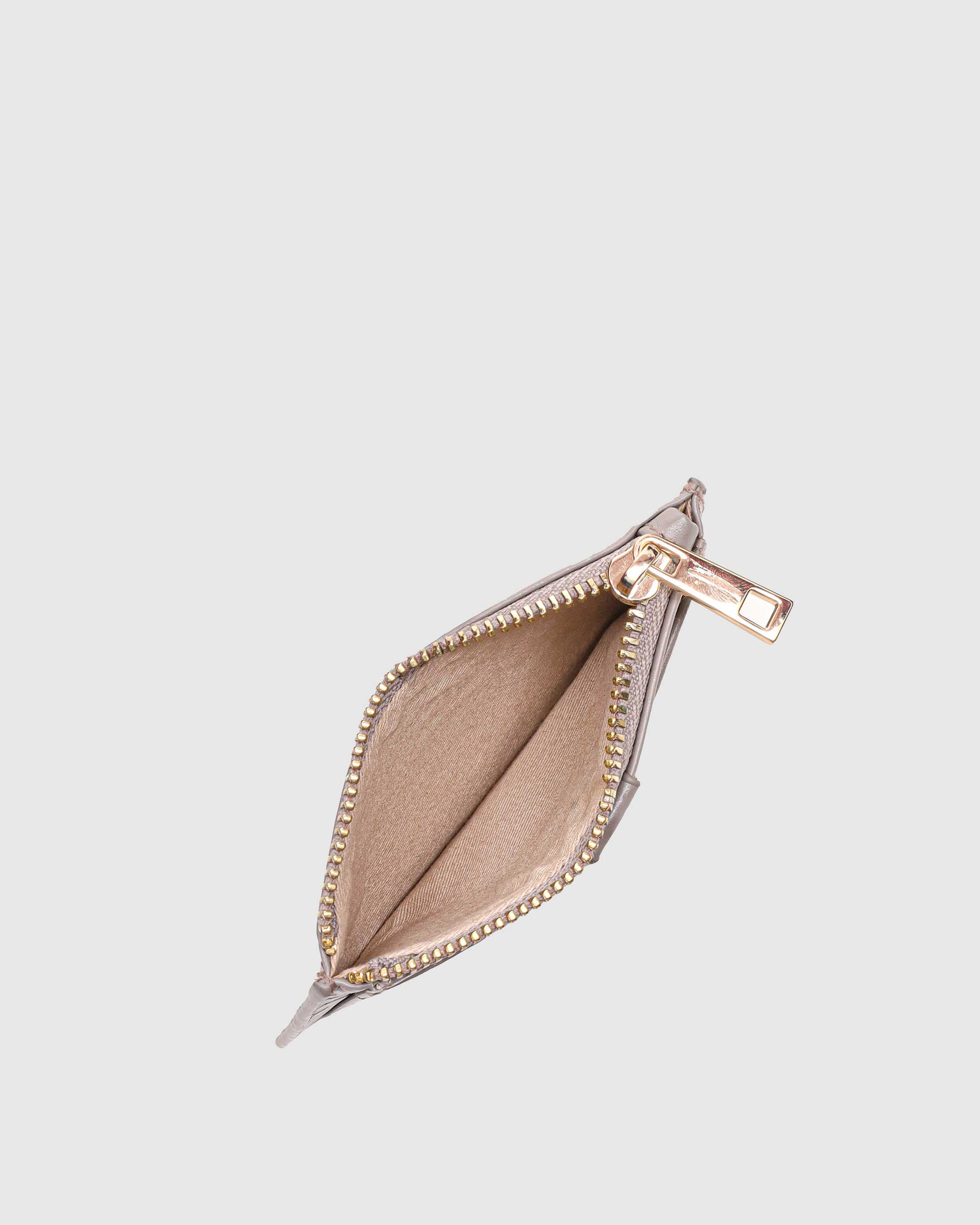 Núnoo Pixie Buckle New Zealand Light Grey w. Gold Wallet Light grey