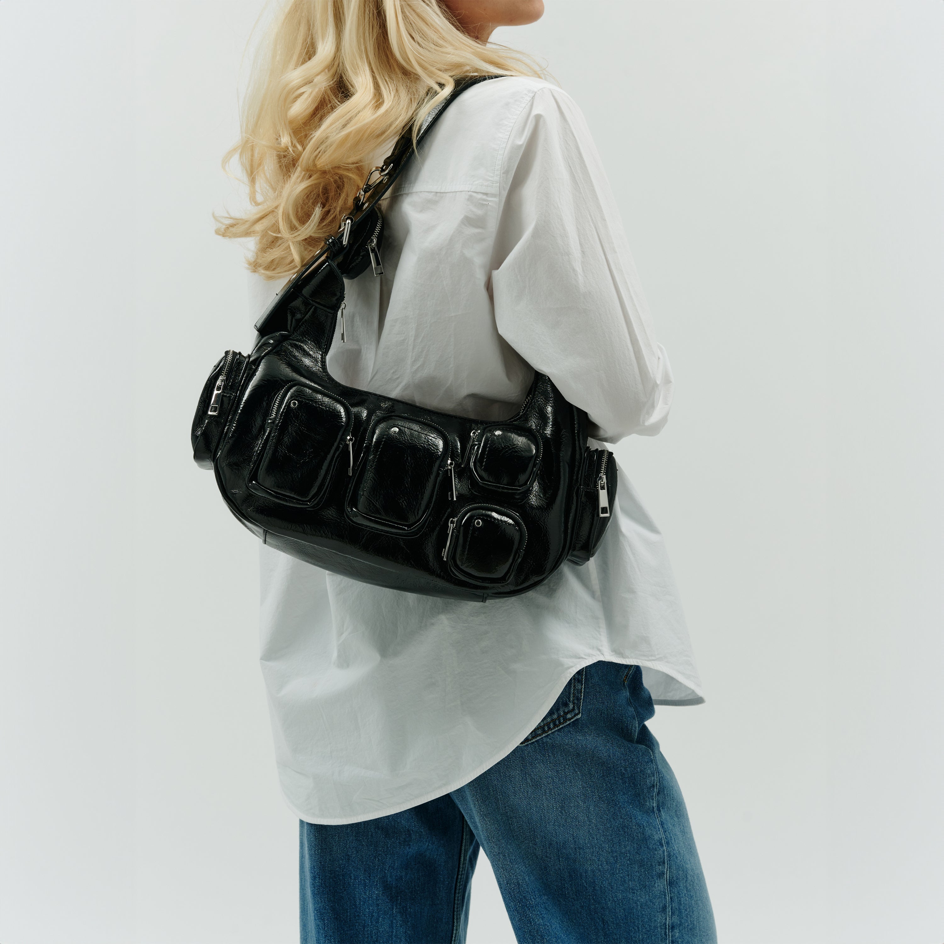ポルコ Sally Pocket Recycled Cool Black – Núnoo EU