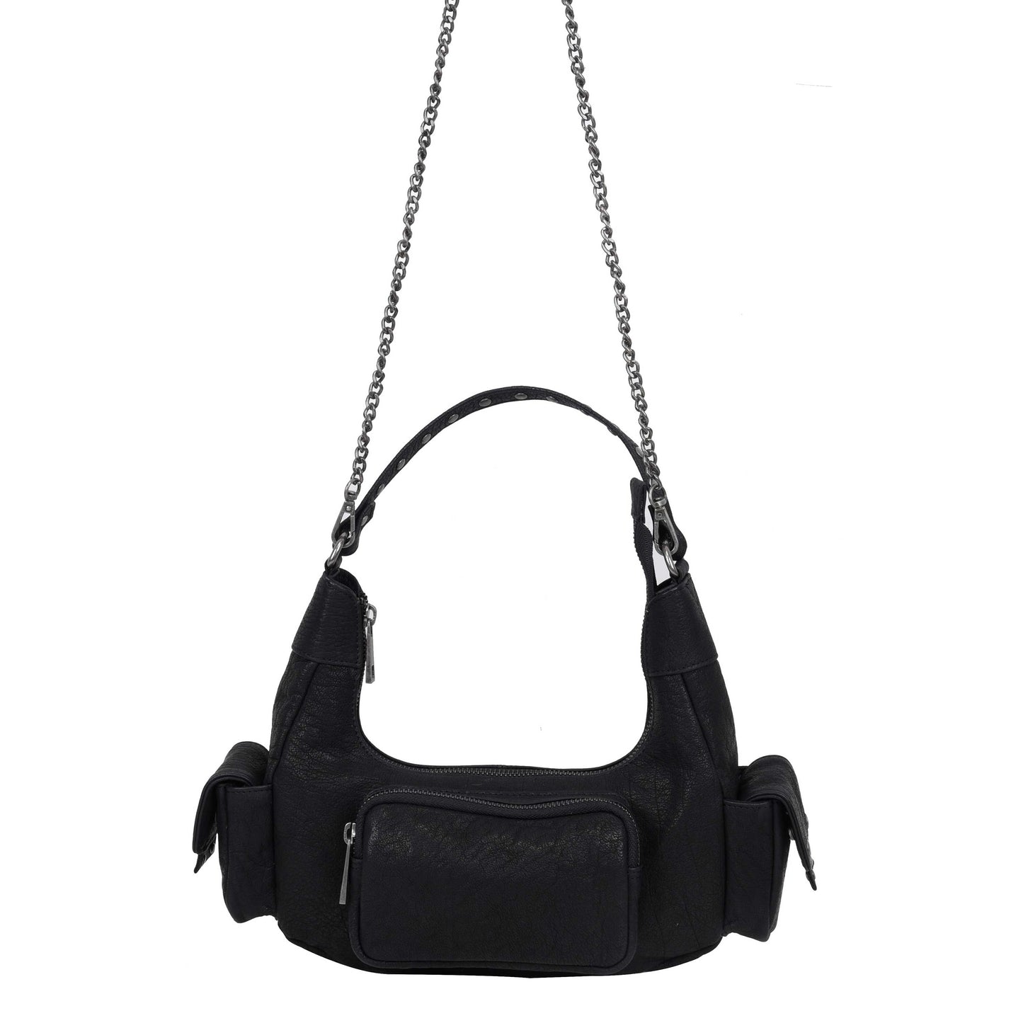 Núnoo Sally Small Pocket Urban Black Shoulder bags Black