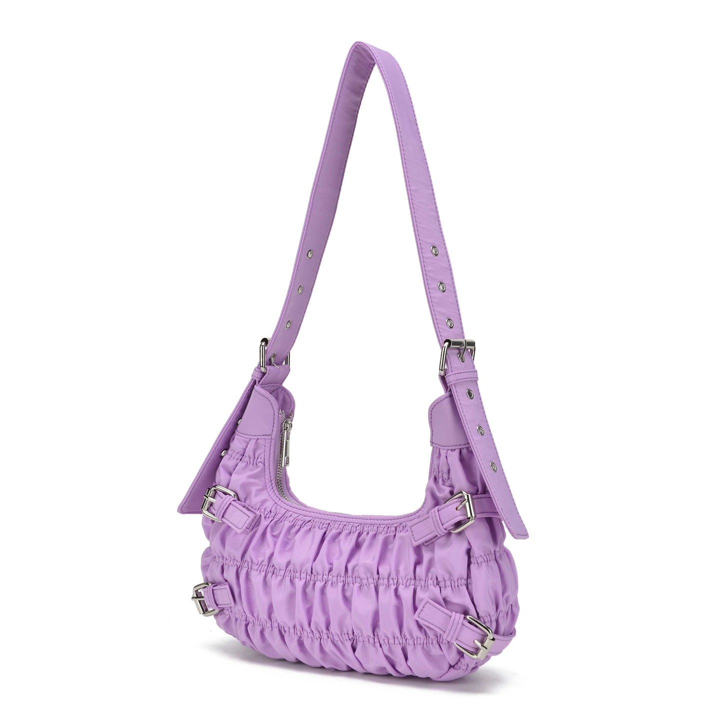 Núnoo Alaska Recycled Nylon Purple Shoulder bags Purple