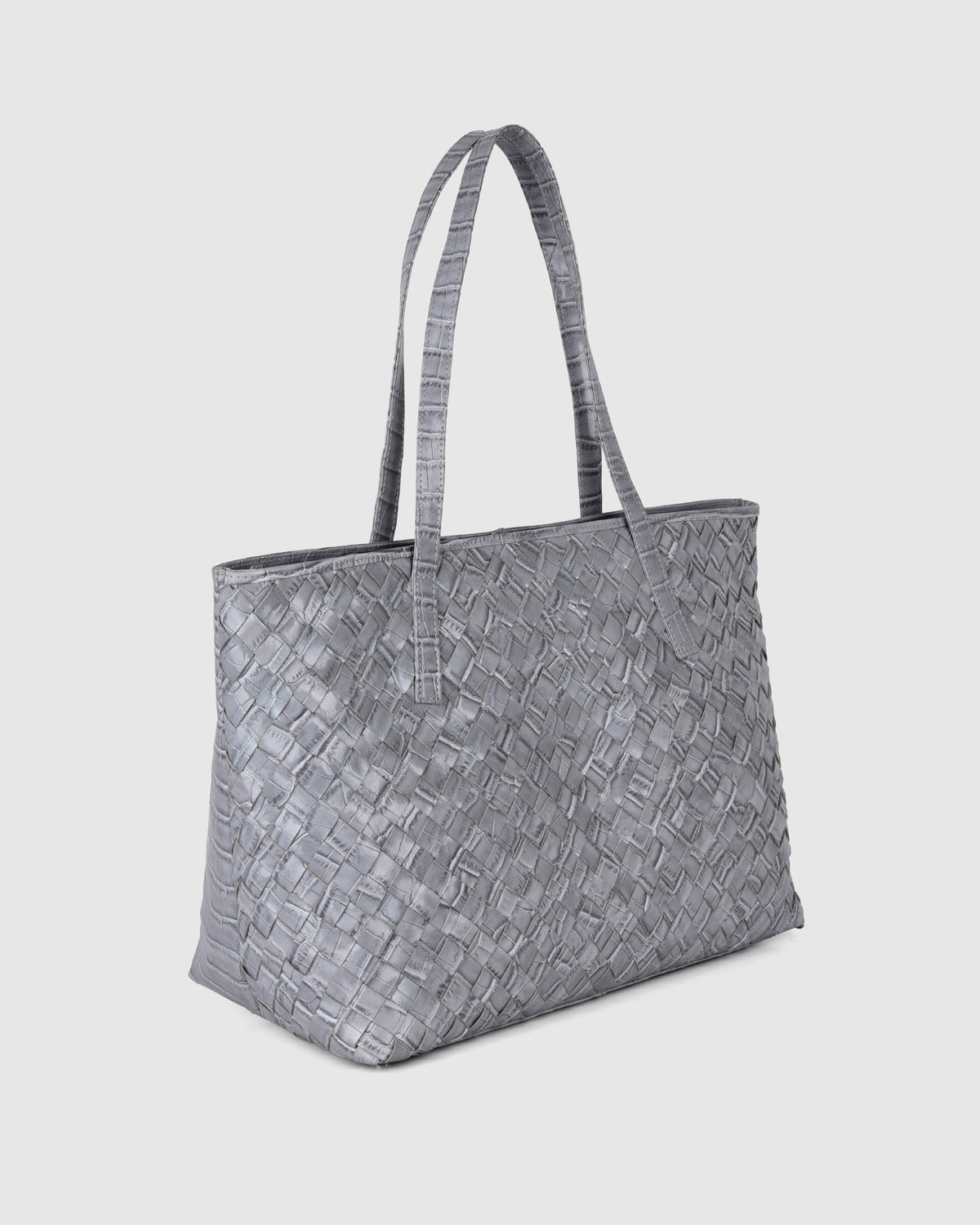 Núnoo Shopper Braided Texas Grey Large Grey