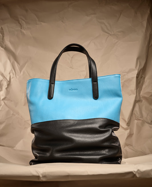 Núnoo Shopper Smooth Blue/Black Shoulder bags