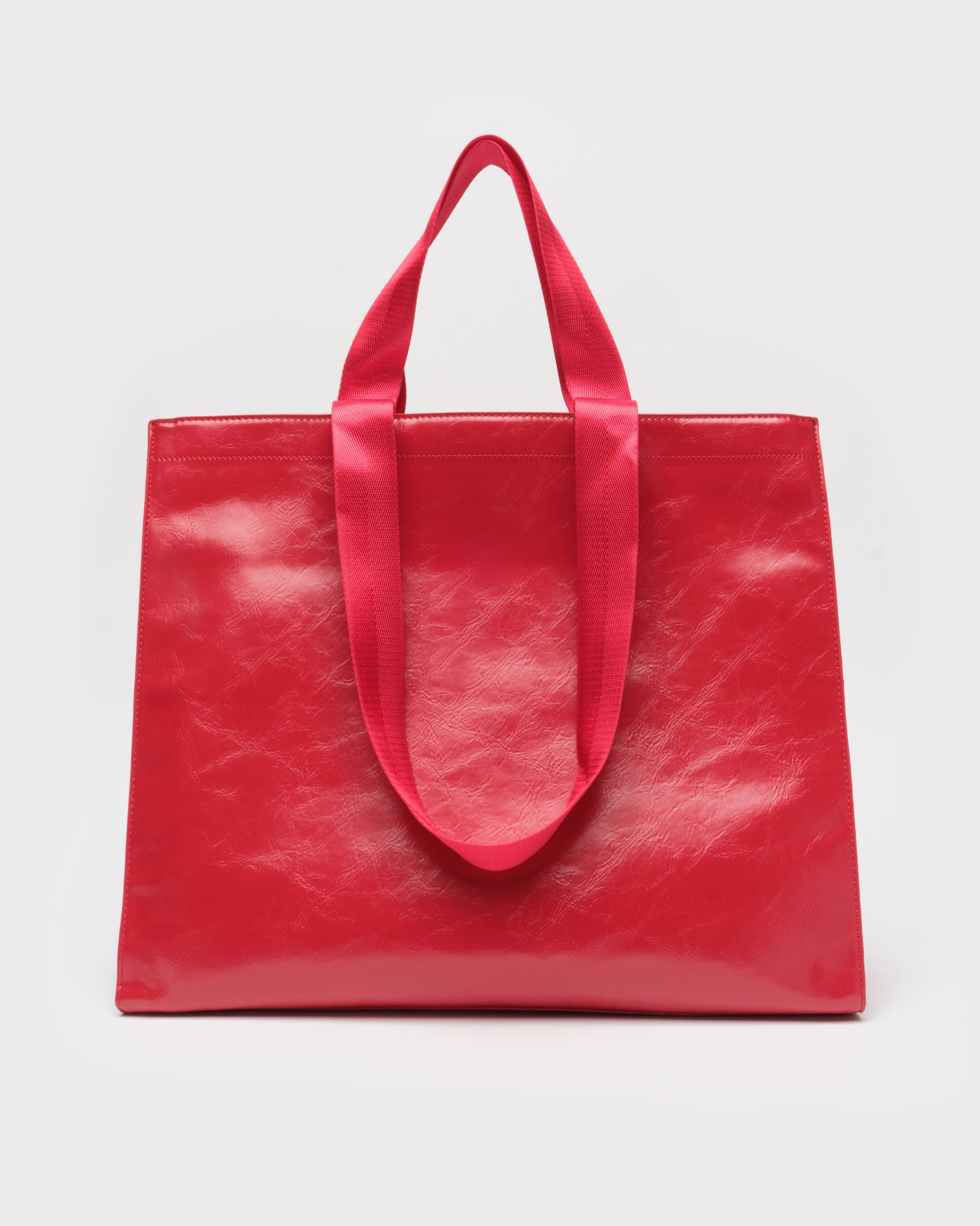 Núnoo Shopper Wrinkle Bright Red Shoulder bags Bright Red