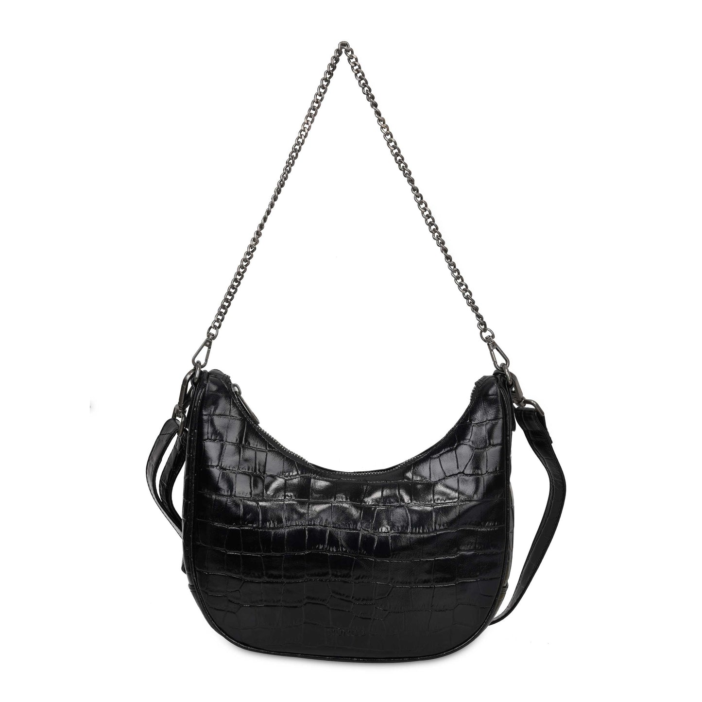 Núnoo Skye Texas Black w. Antique Silver Shoulder bags Black