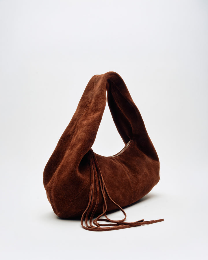 Núnoo Small Alma Suede Chocolate Núnoo x Lia Large