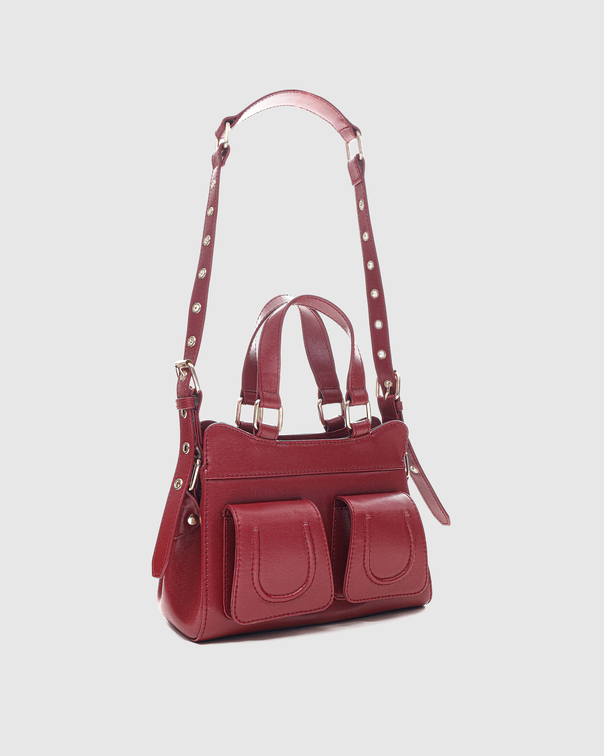 Núnoo Small Cher Florence Maroon w. Gold Medium Maroon