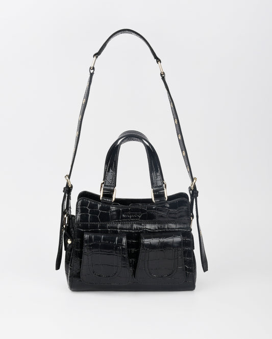 Núnoo Small Cher Texas Black w. Gold Medium Black