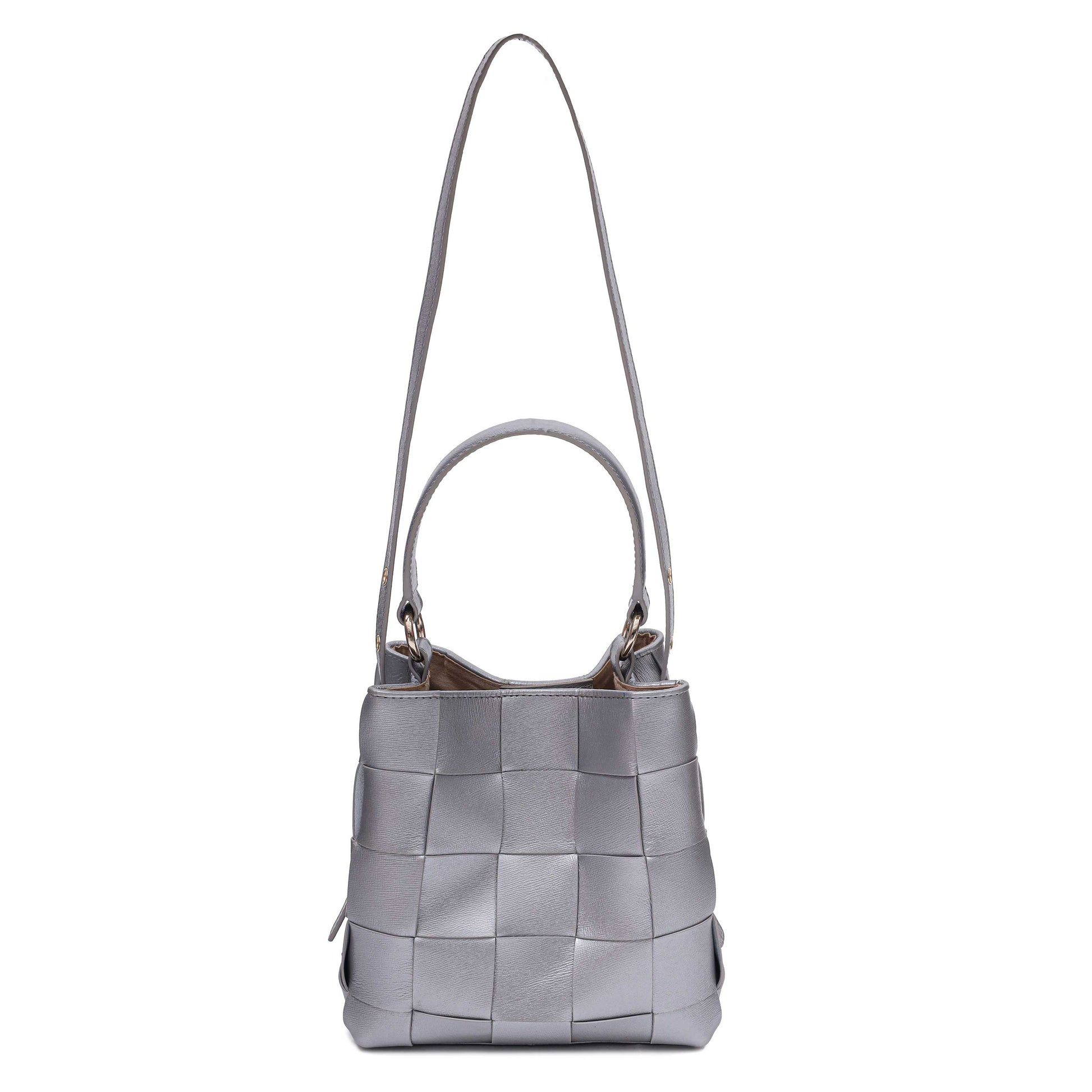Núnoo Small Chiara Braided Florence Silver w. Gold Medium Silver
