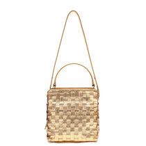 Small Chiara Braided Metallic Light Gold