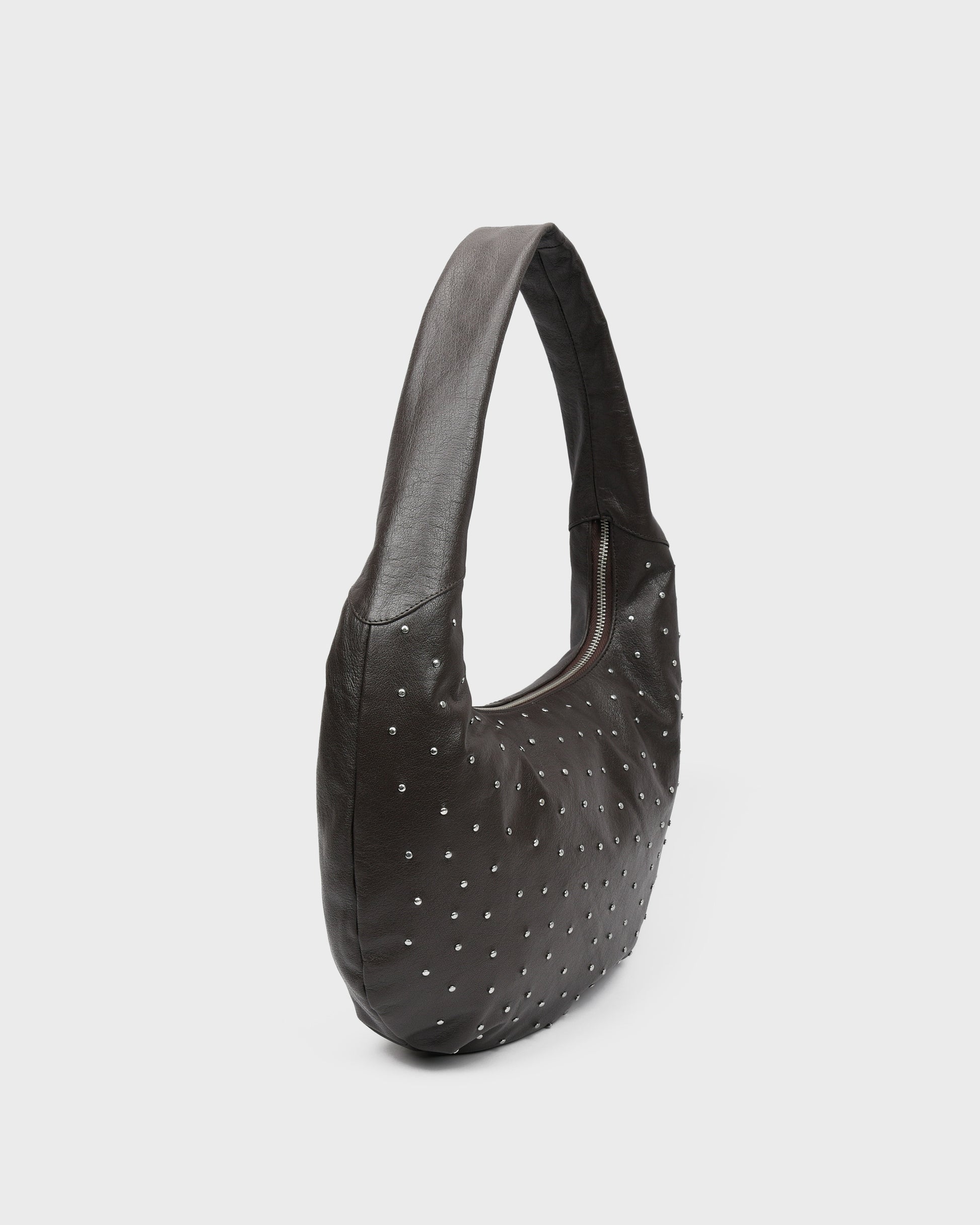 Núnoo Small Gabi Rivet Mountain Chocolate Large Chocolate