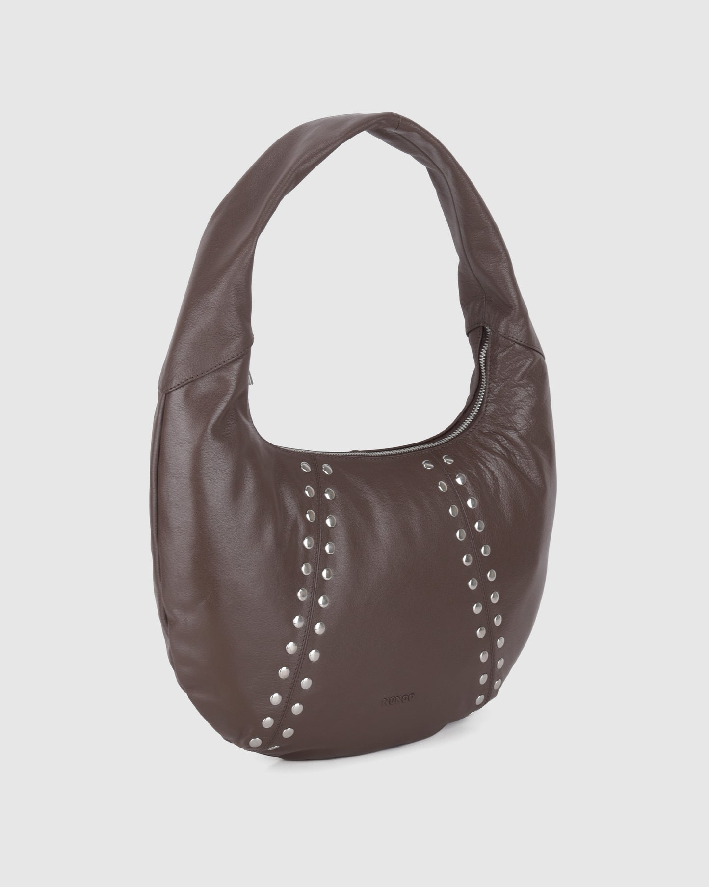 Núnoo Small Gabi Rivet Mountain Dark Brown Large Dark brown