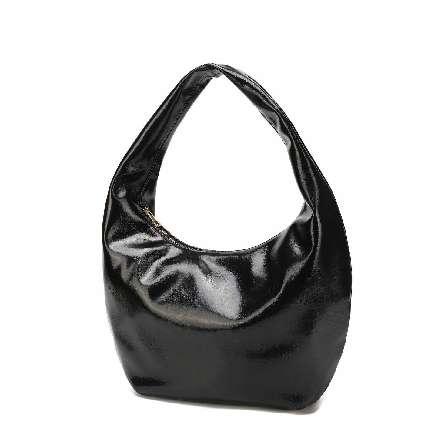 Núnoo Small Gabi Wrinkle Black Shoulder bags