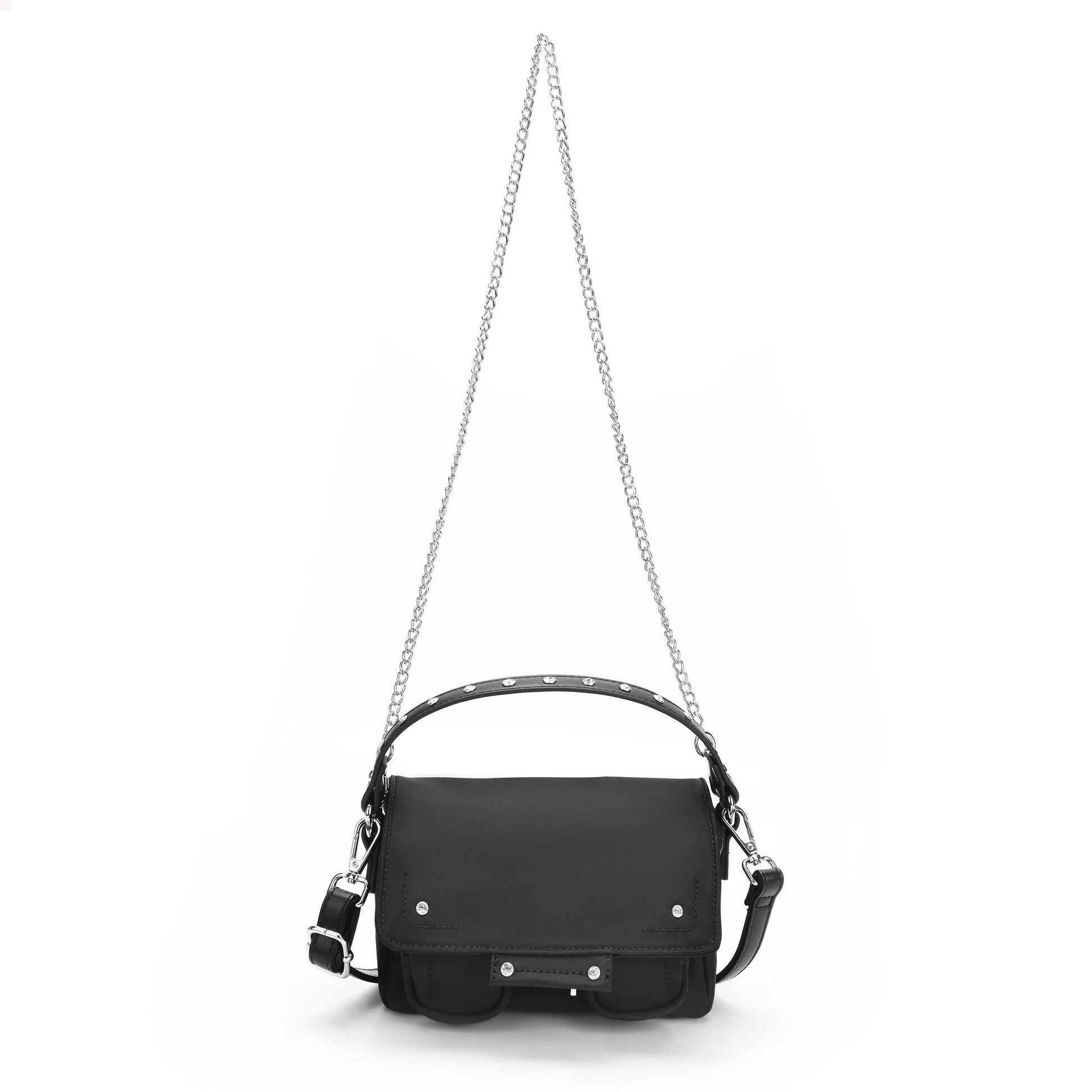 Núnoo Small Honey recycled Nylon w. Crystal Black  Black