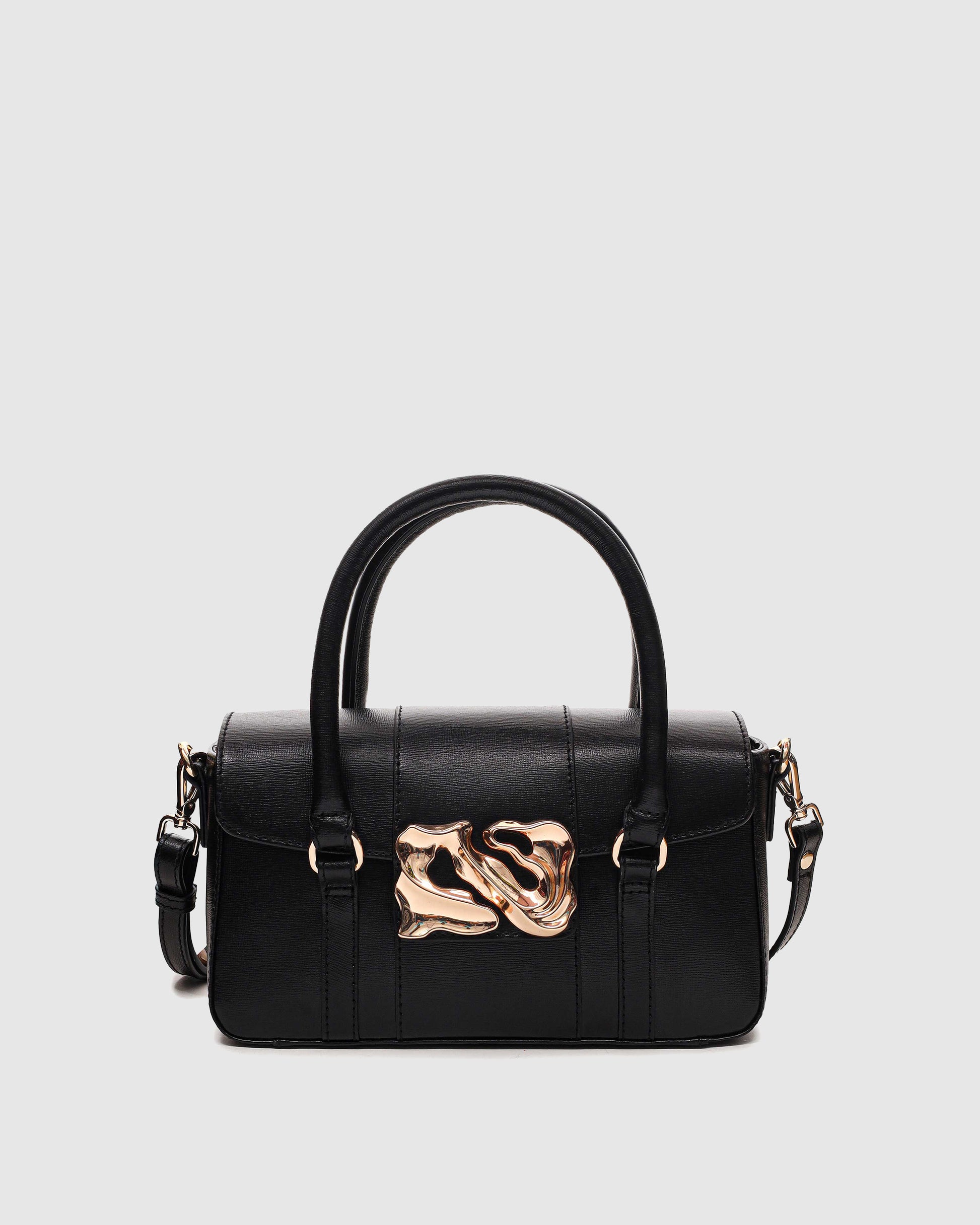 Núnoo Small Maggie Icon Florence Black w. Gold Small bag