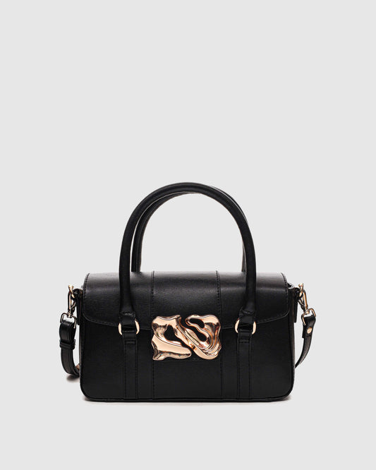 Núnoo Small Maggie Icon Florence Black w. Gold Small bag