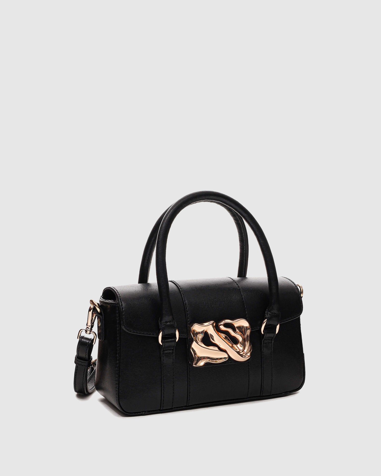 Núnoo Small Maggie Icon Florence Black w. Gold Small bag
