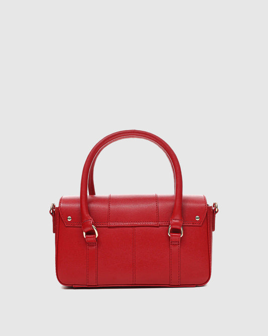 Núnoo Small Maggie Icon Florence Bright Red w. Gold Small bag