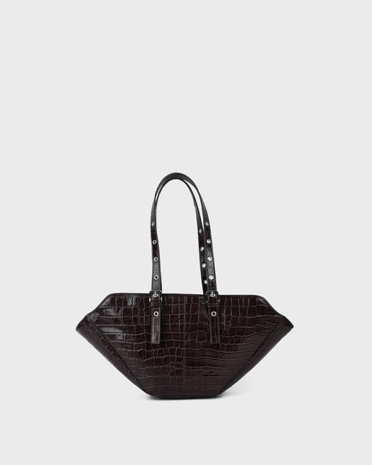 Núnoo Small Nora Braided Texas Chocolate Medium Chocolate