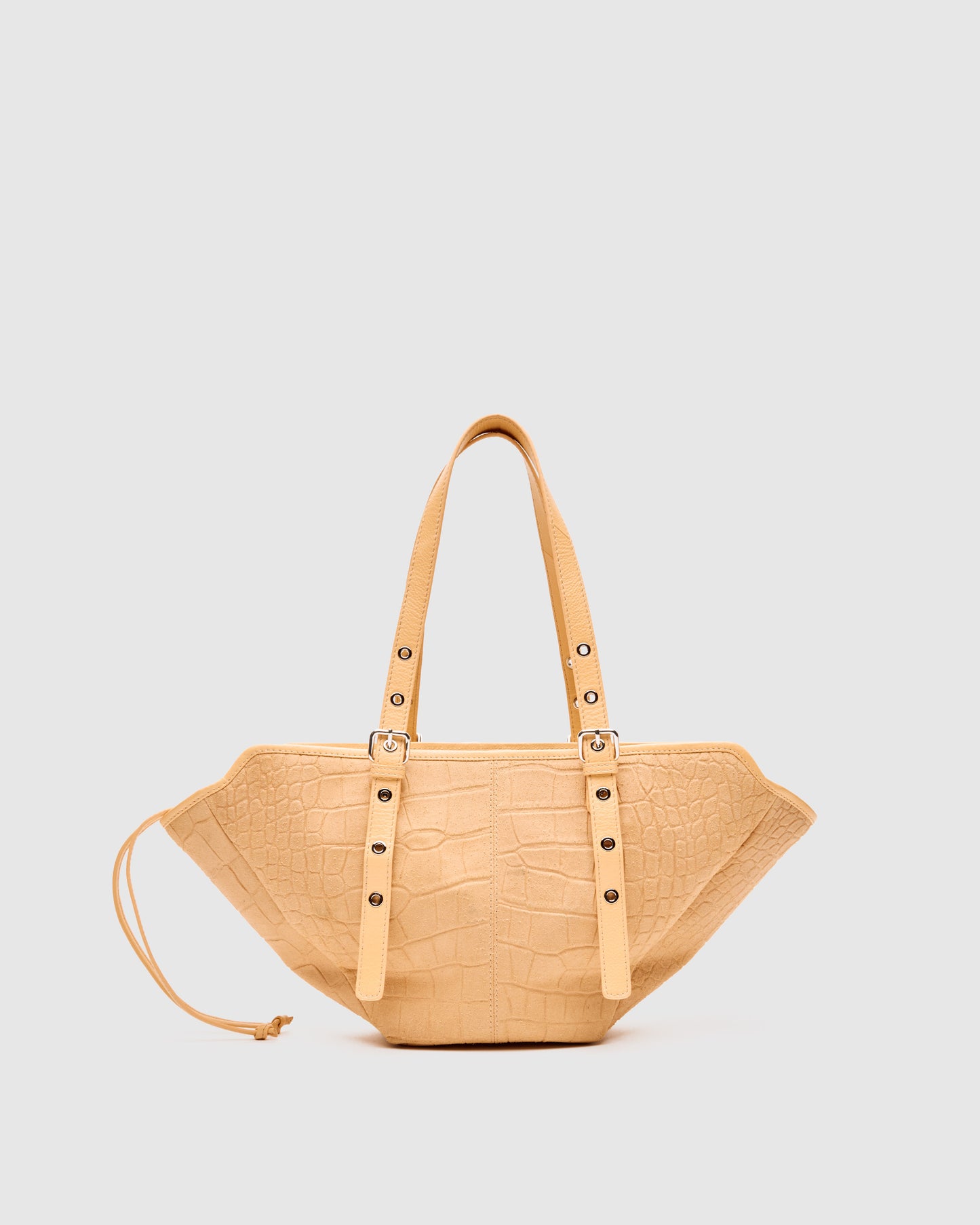 Núnoo Small Nora Scale Suede Cream Medium Cream