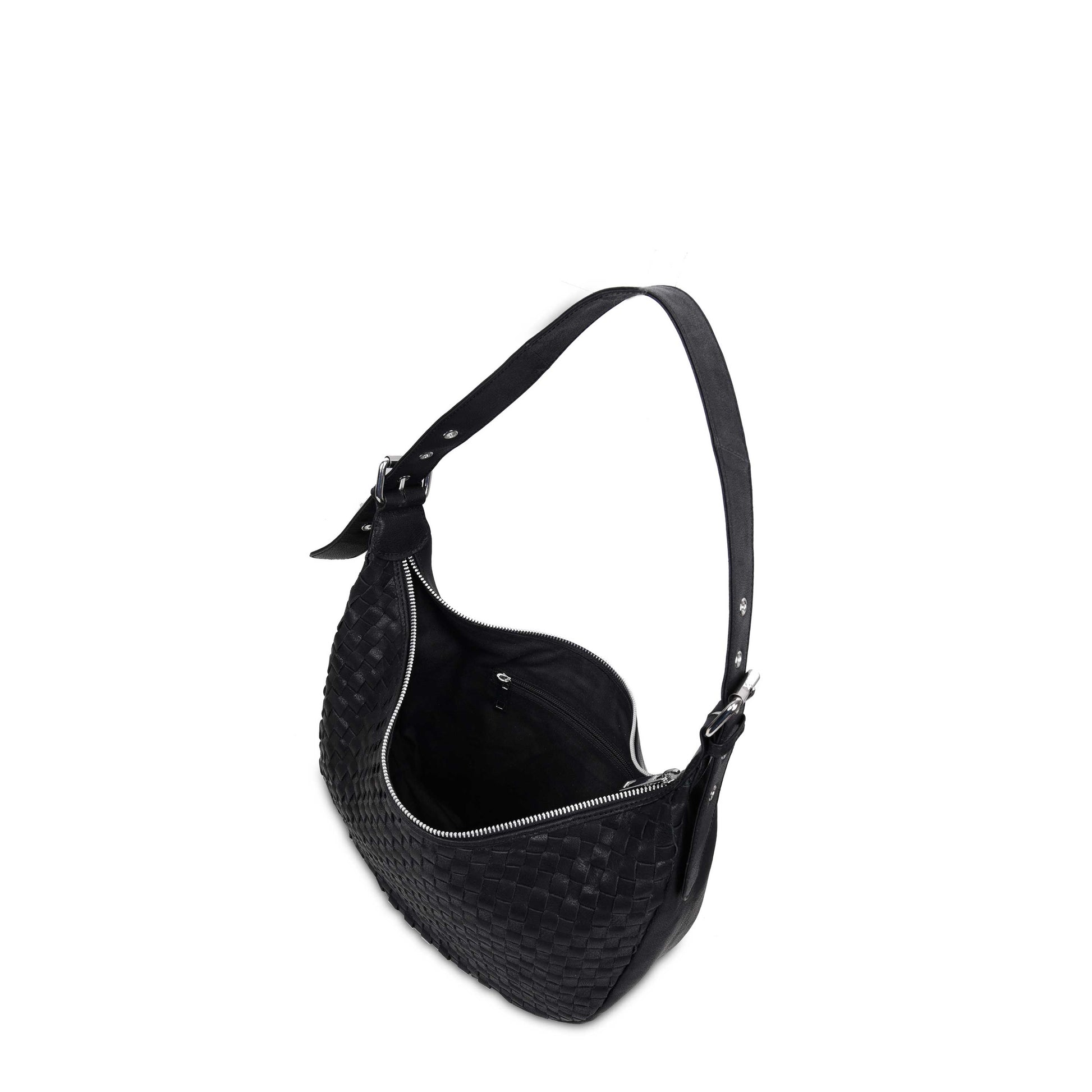 Núnoo Small Stella Texas Braided Black Shoulder bags Black