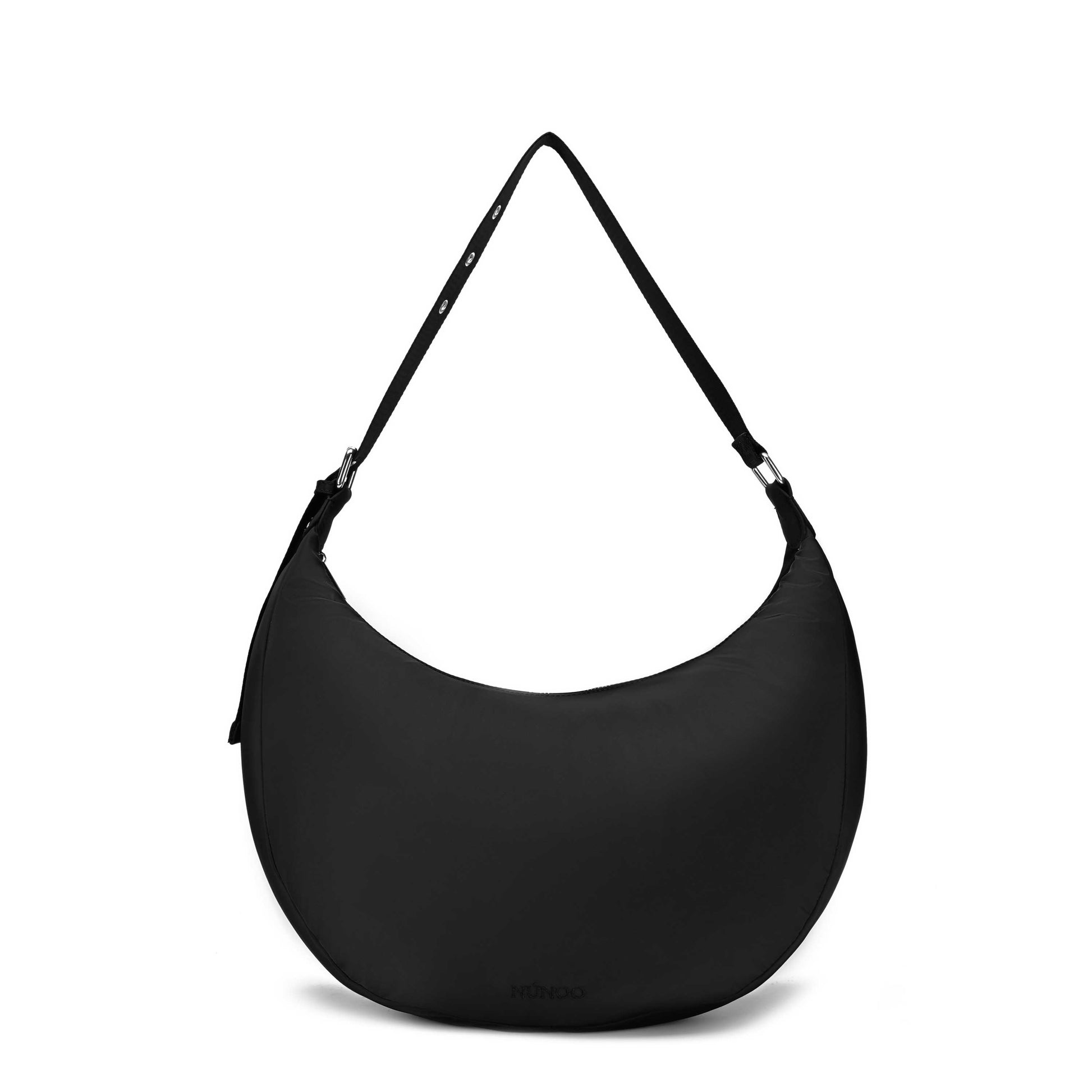 Núnoo Stella Recycled Nylon Black Shoulder bags Black