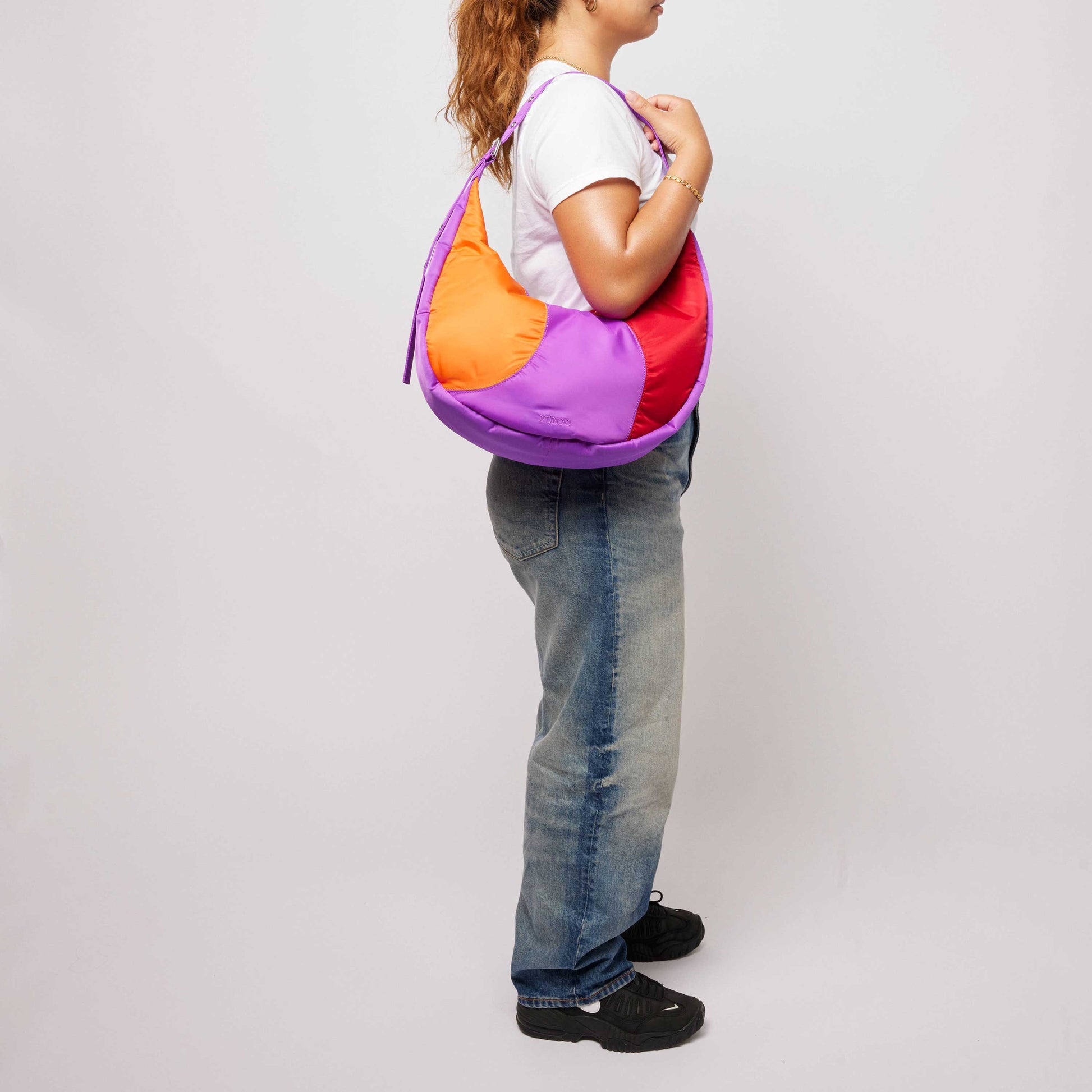 Núnoo Stella Recycled Nylon Purple Susmie Shoulder bags Purple