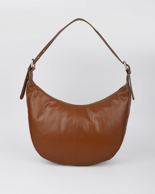 Núnoo Stella Small Cloud Cognac w. Gold Medium Cognac