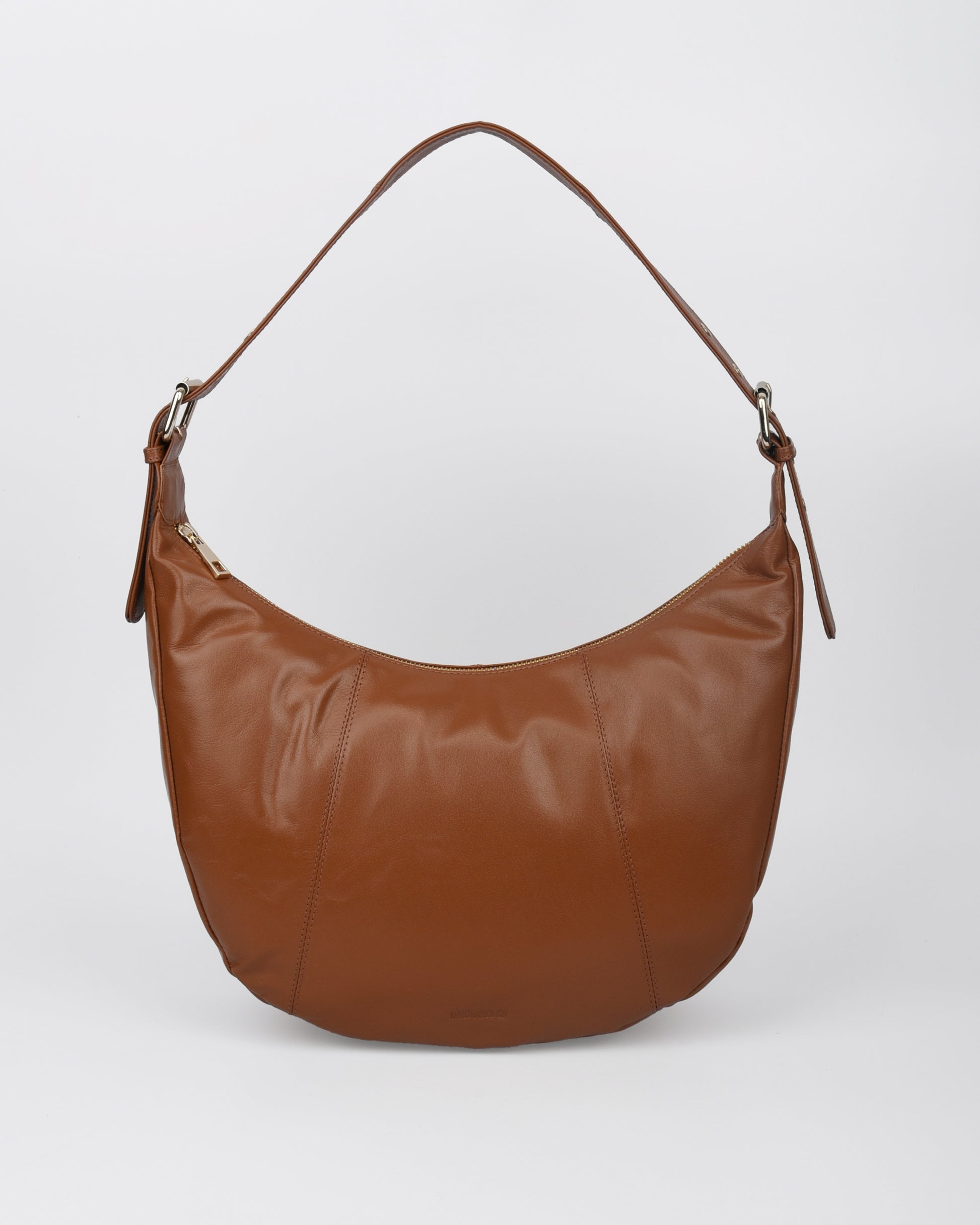 Núnoo Stella Small Cloud Cognac w. Gold Medium Cognac