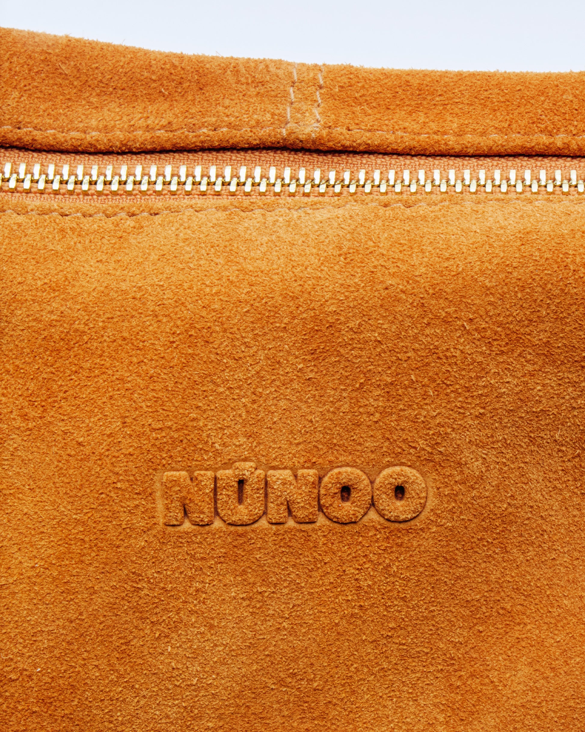 Núnoo Stella Small Suede Toffee w. Gold Large Toffee