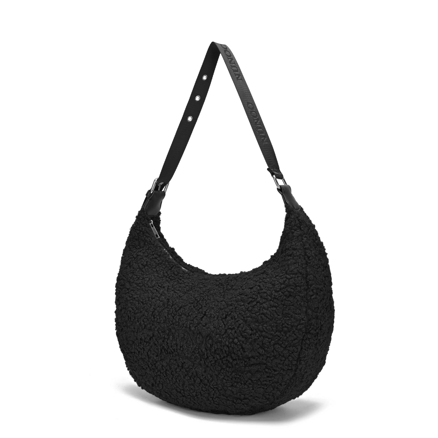 Núnoo Stella Teddy Black Shoulder bags Black