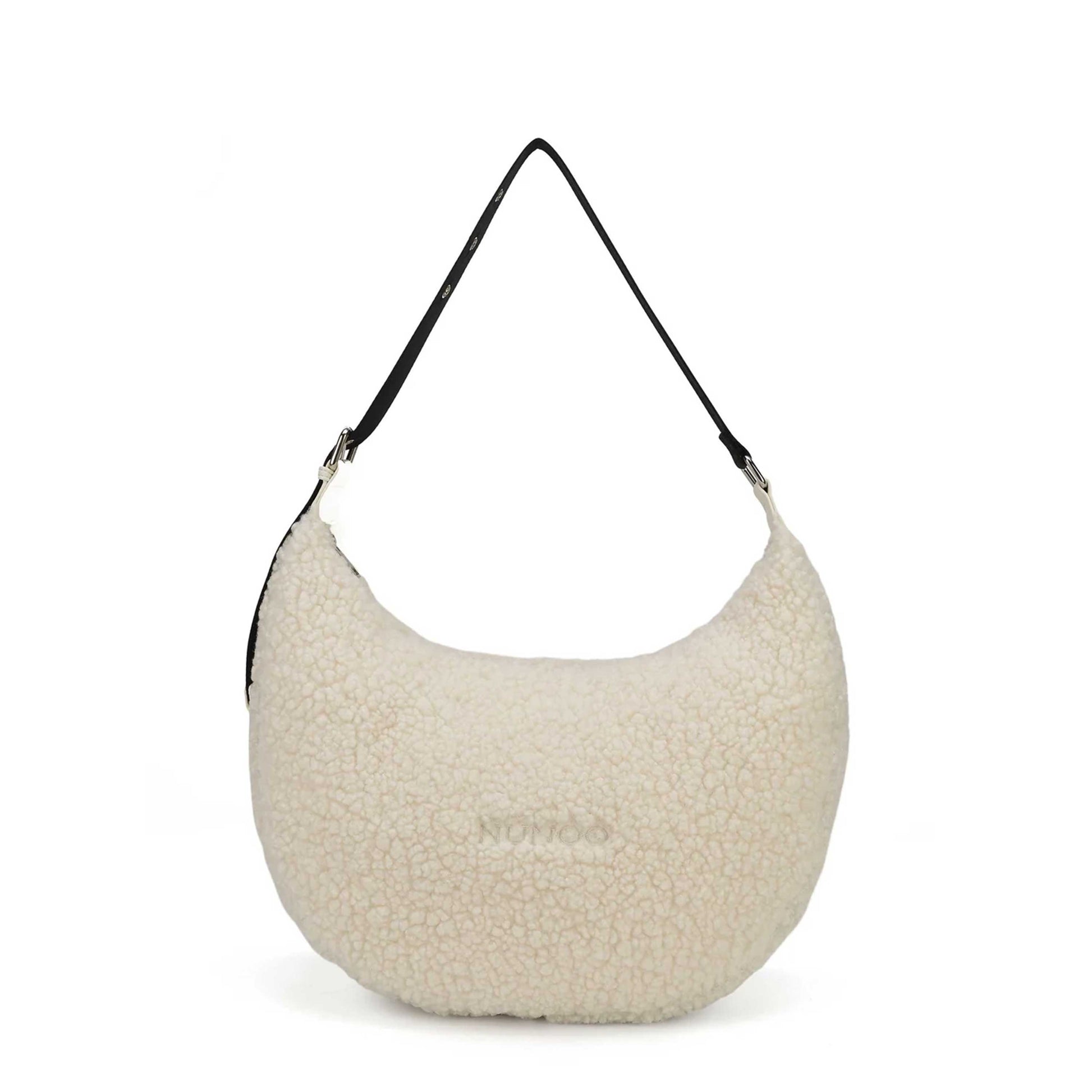 Núnoo Stella Teddy White Shoulder bags White